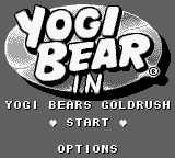Yogi Bear in Yogi Bear's Goldrush (USA) Title Screen